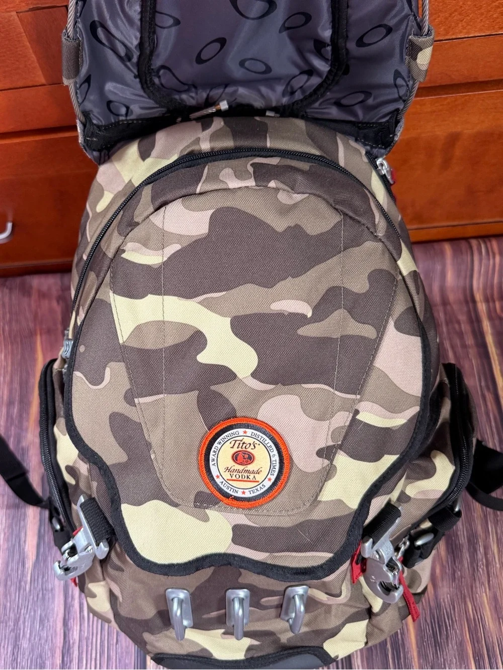 OAKLEY KITCHEN SINK BACKPACK Green Camo Tactical Field Gear Day Pack Bag